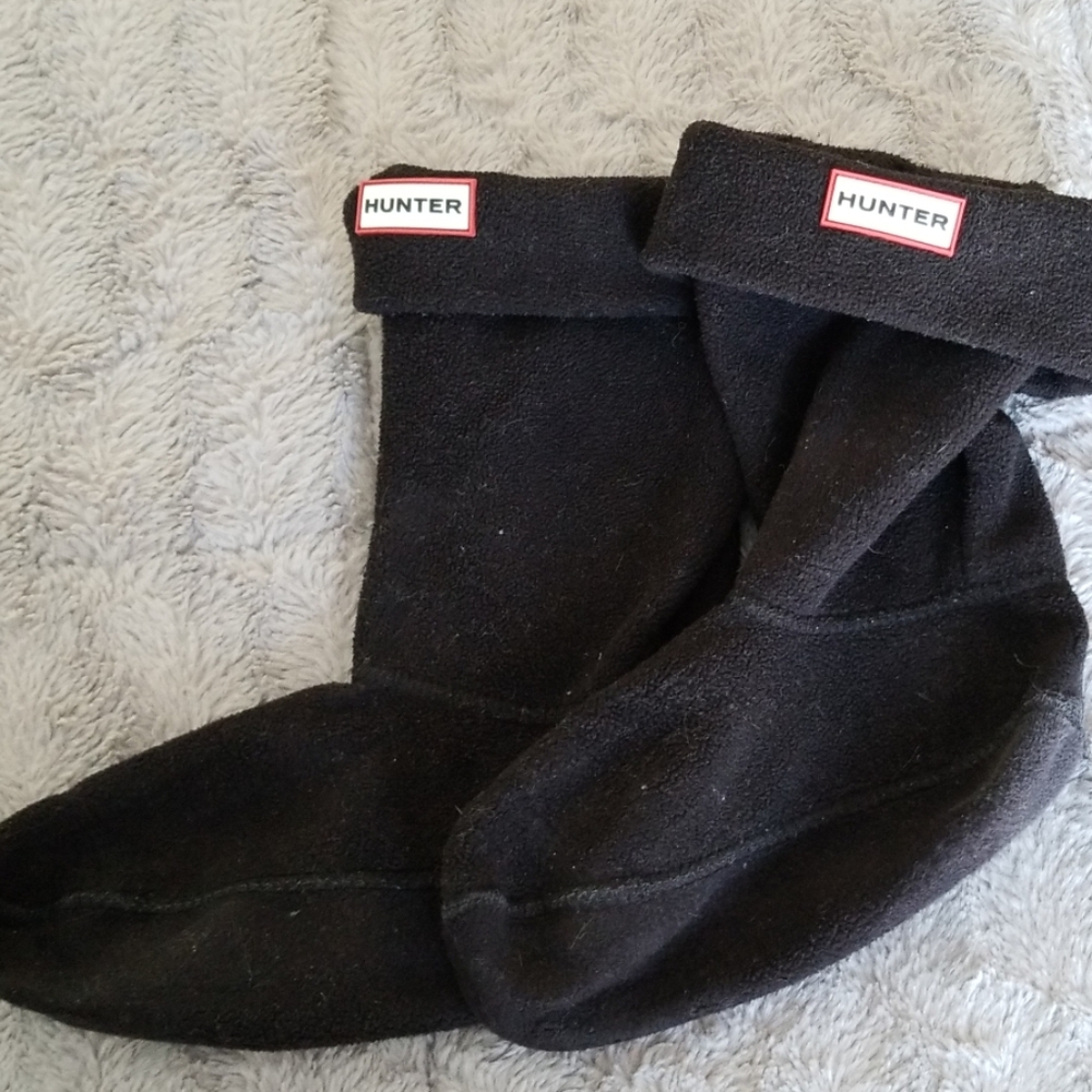 Hunter mid tall fleece insert socks